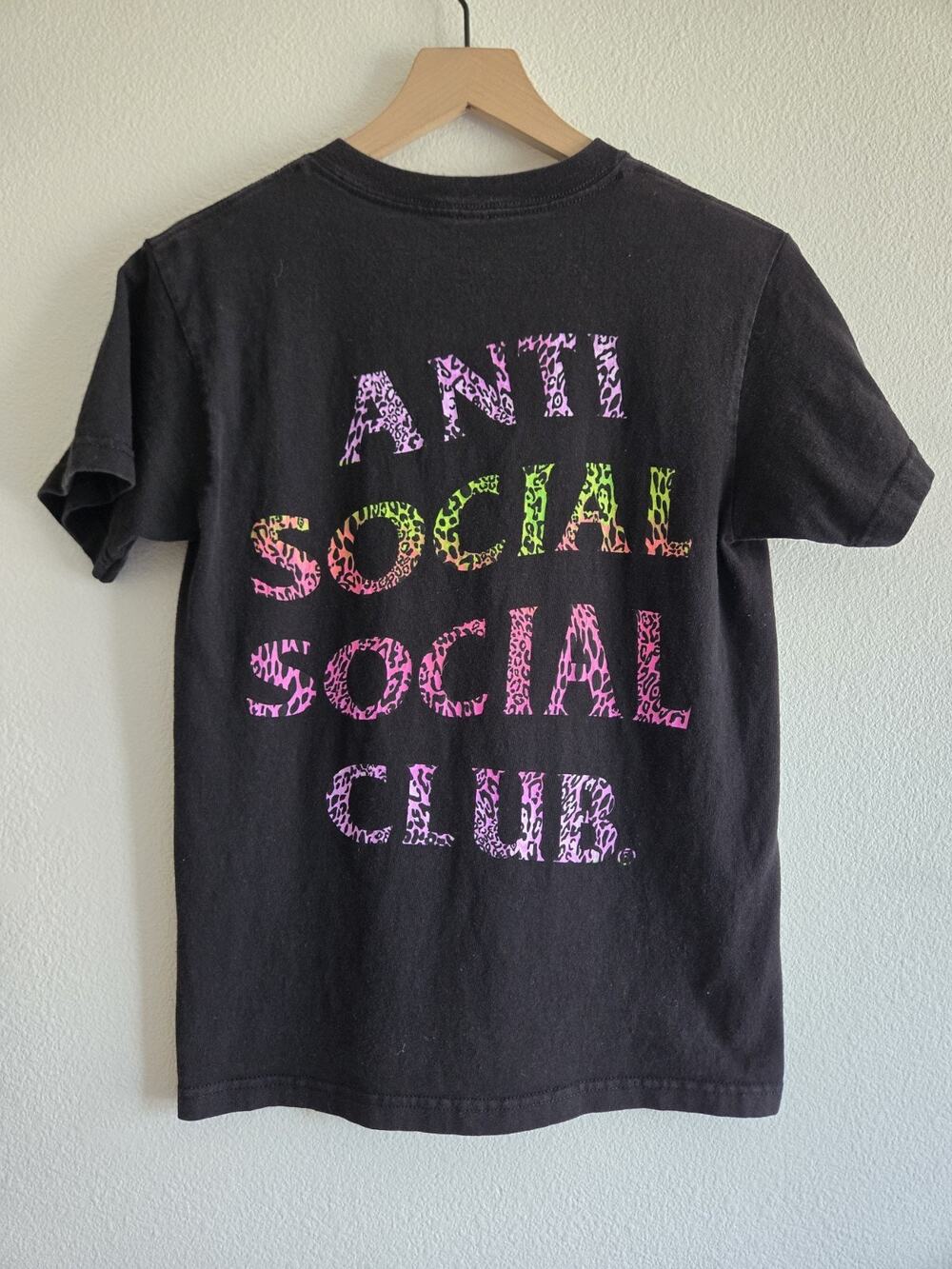 Anti Social Social Club Black Animal Print Small ASSC